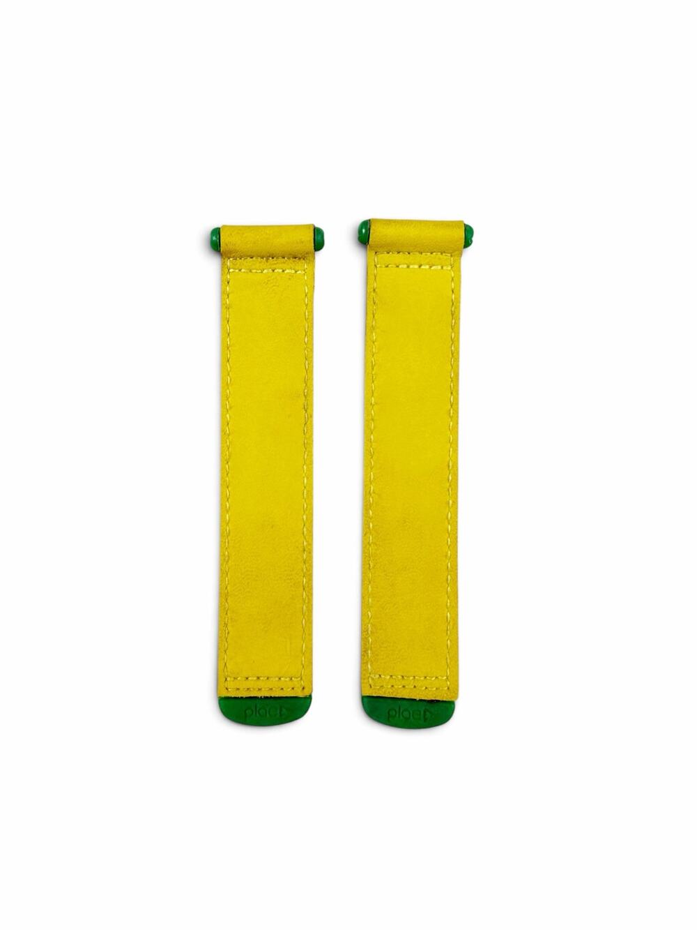PLAE Neon Yellow Shoe Tabs Replacement Straps Medium Size 8-12.5